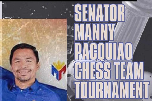 Senator Manny Pacquiao Chess Tournament on 11th August in Philippines