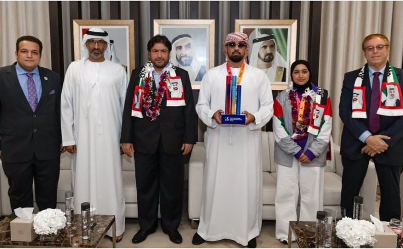 World Rapid Team Trophy Presented to ACF and ACMG President Sheikh Sultan