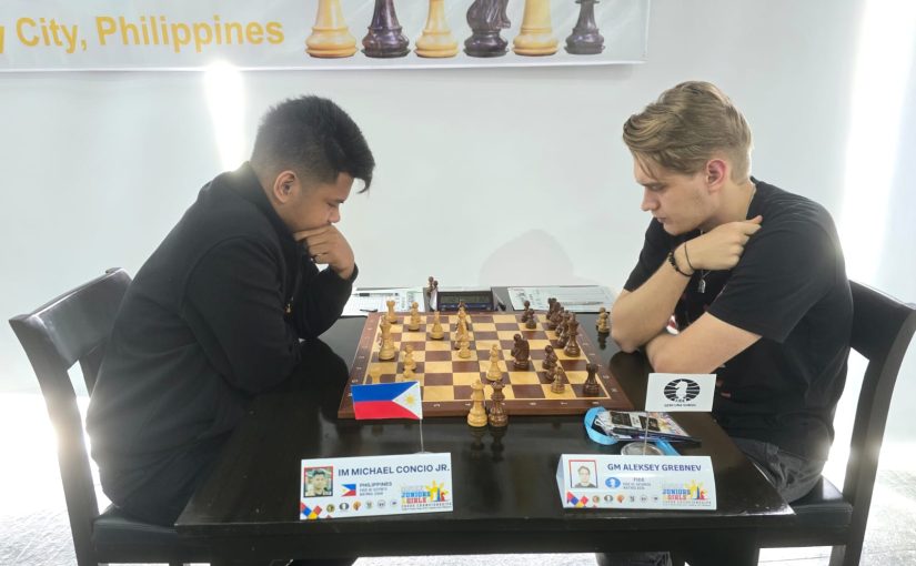 Concio Halts Grebnev Winning Streak in Asian Juniors, Shukman Leads Asian Girls.