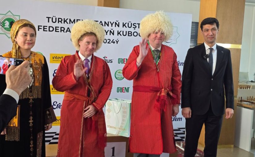 Nigel Short takes part in Turkmenistan’s chess festivities