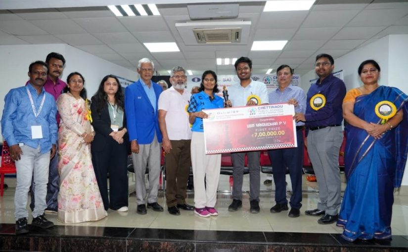Nandhidhaa P V Wins 50th Indian National Women’s Championship 2024