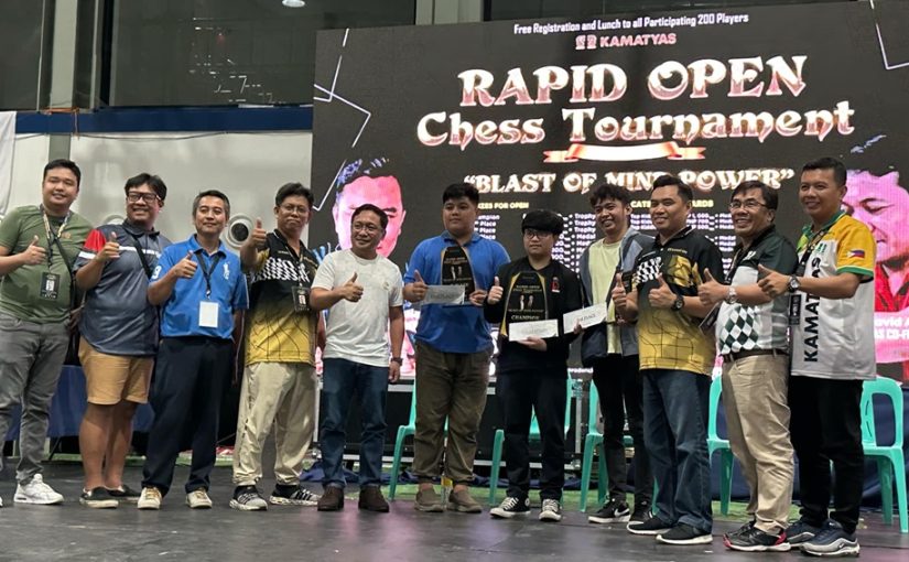IM Daniel Quizon Tops 13th edition of the Kamatyas Rapid Open Chess Tournament