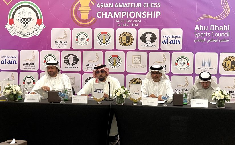 Press Conference for Asian Amateur Chess Championship