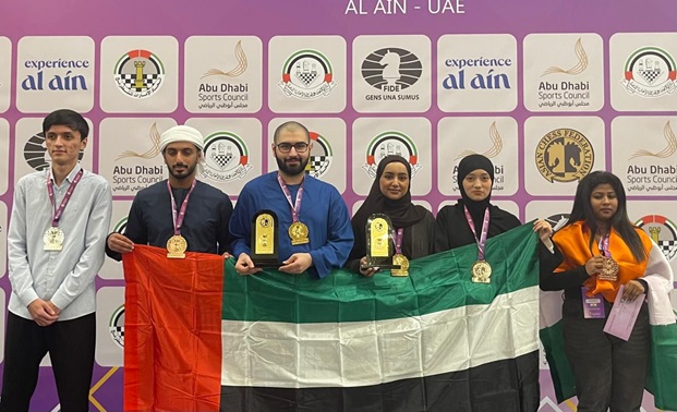 Emirati Men and Women Dominate Asian Amateur Blitz Chess Championship
