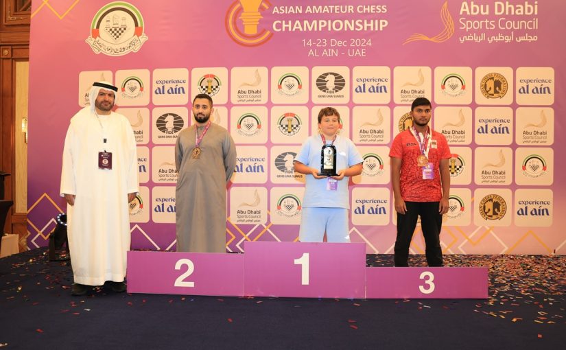 12 Year Old Boy Wins Asian Amateur Rapid Chess Championship