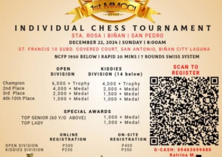 Master Merano Chess Club Rapid Tournament in Laguna, Philippines