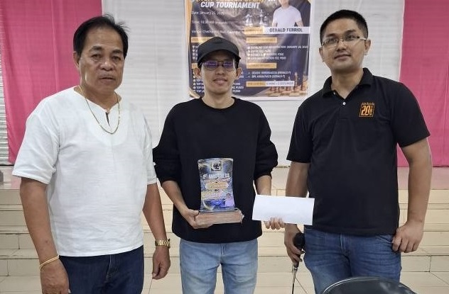 Jerome Villanueva Wins 1st GMG Rapid Chess Tournament