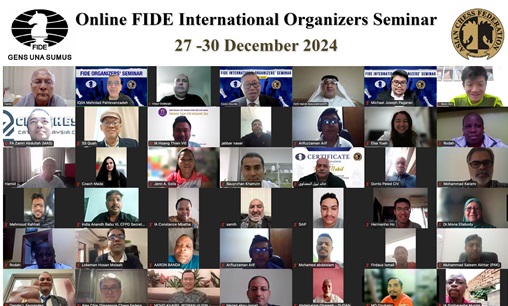 International Organizers’ Seminar December 2024 Results