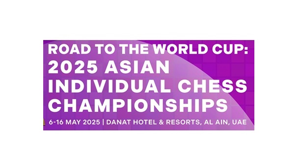 $80,000 Asian Individual Chess Championship 6-16 May 2025 in Al Ain, UAE