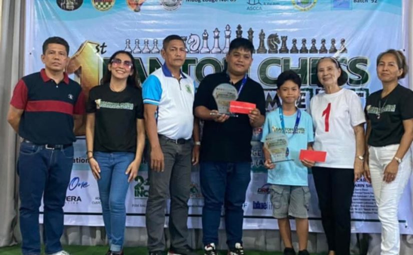 Samson Chiu Chin Lim and Luben Vicente Top Banton Chess Tournament