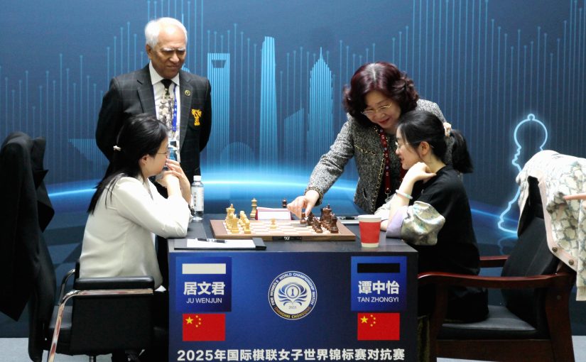 Ju Wenjun Wins Game 5 to Lead 3:2 in Women’s World Championship Match