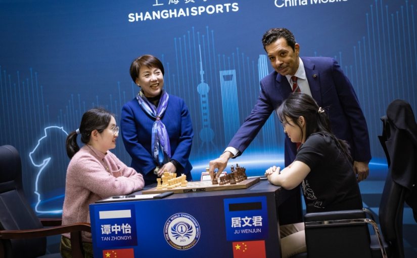 Game 4 Drawn. Ju Wenjun and Tan Zhongyi Tied at 2:2