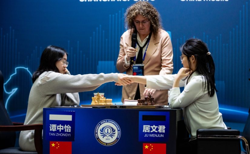 Ju Wenjun Wins Game 6 to Pull Away 4:2 in Women’s World Championship Match