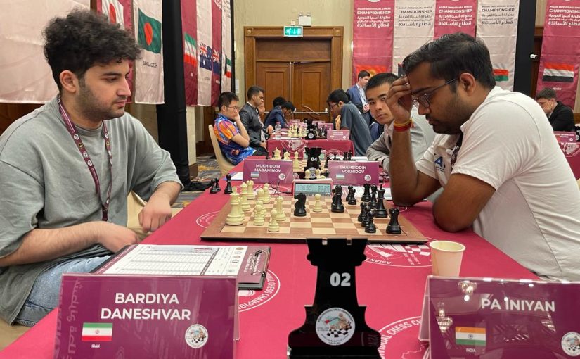 GMs Daneshvar, Karthikeyan Lead Asian Championship, 3-way Tie in Women’s
