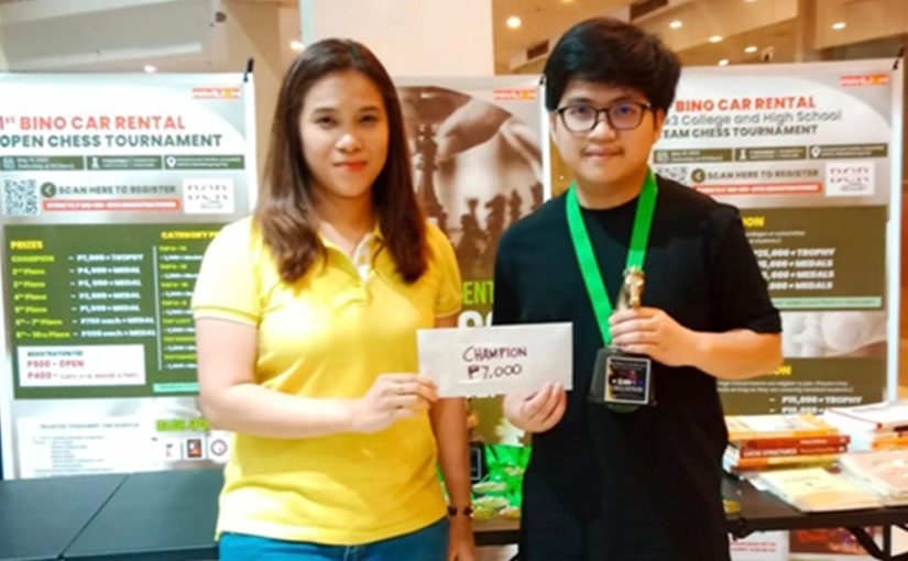 GM Quizon Wins 1st Bino Car Rental Open Rapid Chess Tournament