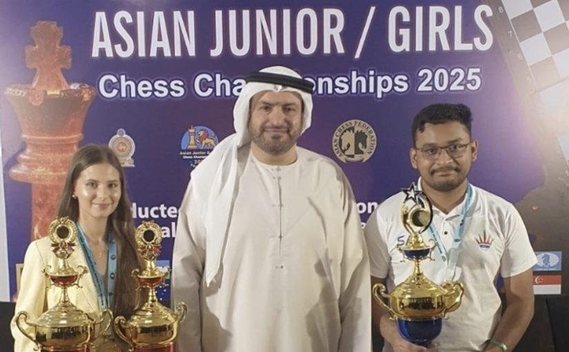Sourath, Mikheeva Win Asian Juniors and Girls Chess Championships in Sri Lanka