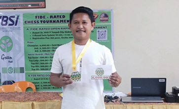 Johnny Carzano Wins TBSI FIDE-Rapid Open Chess Tournament