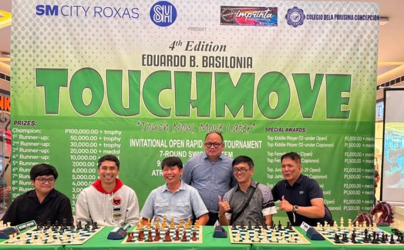 GM Daniel Quizon Wins 4th Edition Eduardo B. Basilonia Touchmove Open Invitational Rapid Chess Tournament