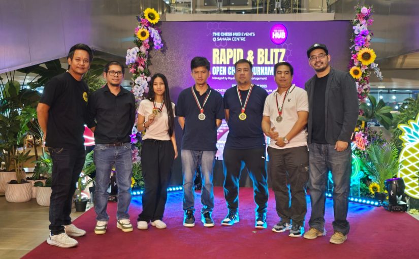 IM Oliver Dimakiling Wins the Chess Hub Rapid tournament at Sahara Centre