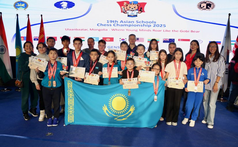 Kazakhstan, Mongolia, Russia Top Asian Schools Rapid Championship