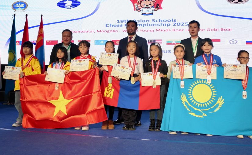 Asian Schools Chess Championship Rapid Team Awards