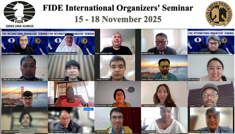 ACF Holds FIDE International Organizers’ Seminar