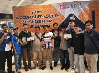 Team Tira Tira Sampaloc Tres is SJDM 3×3 Rapid Chess Champion
