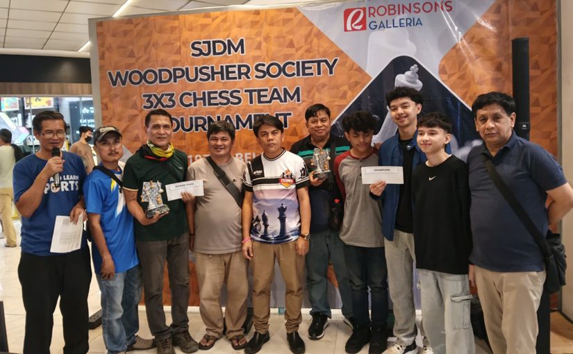 Team Tira Tira Sampaloc Tres is SJDM 3×3 Rapid Chess Champion