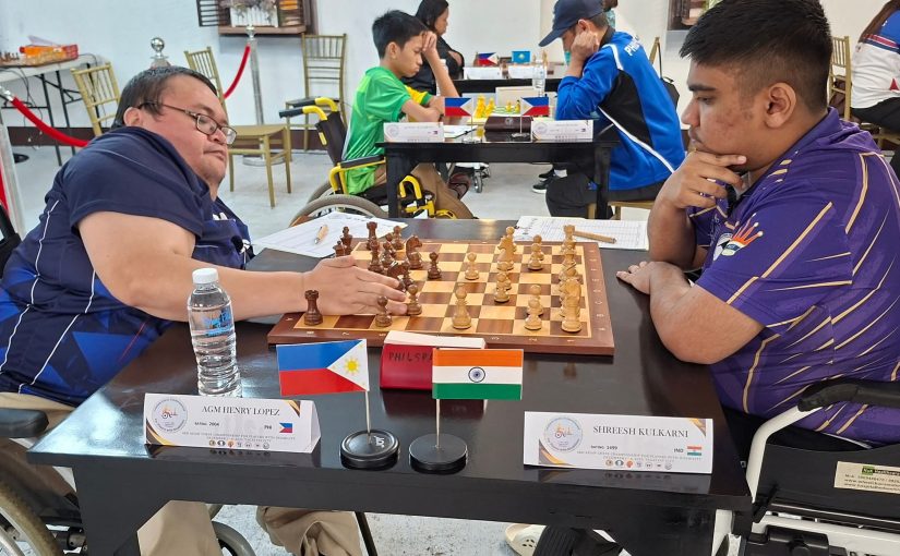 Favorites Share Early Lead in Asian Chess Championship for Players with Disabilities