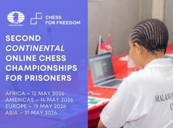 Second Continental Online Chess Championships for Prisoners: Registration now open