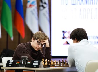 GM Denis Lazavik became the sole leader before the last round in the 23rd Karpov Memorial