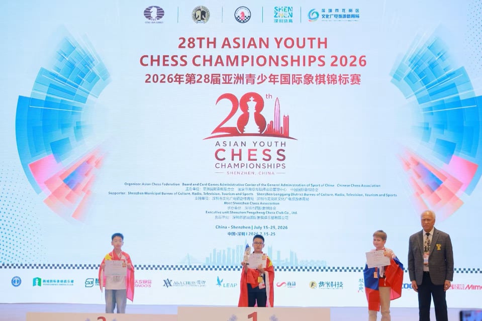 Rapid Champions Crowned at the 28th Asian Youth Chess Championships 2026